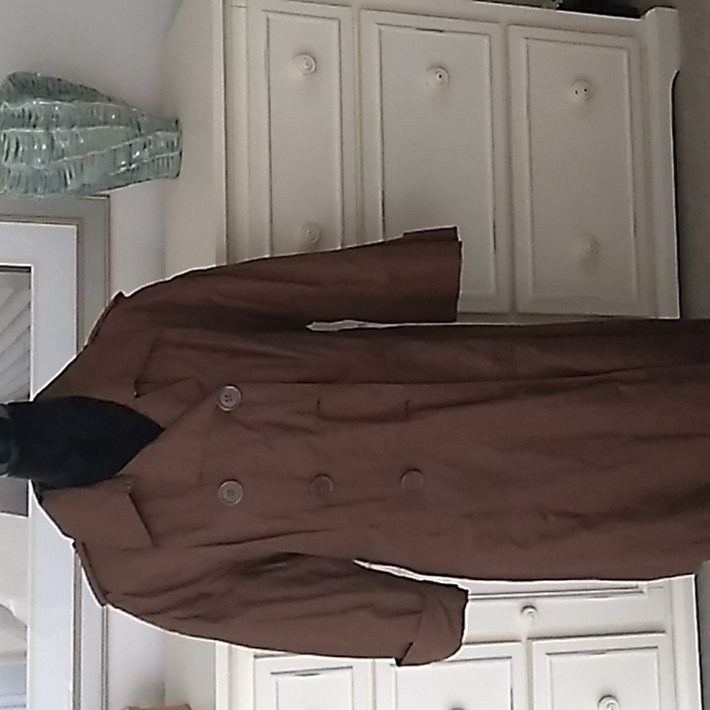 Double breasted raincoat